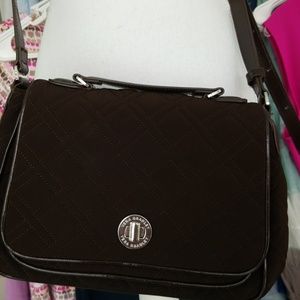 Vera Bradley turnlock crossbody bag.